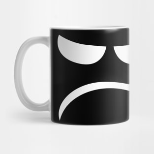 Mad Smile Face Graphic Sarcastic Emoticon Funny Mug